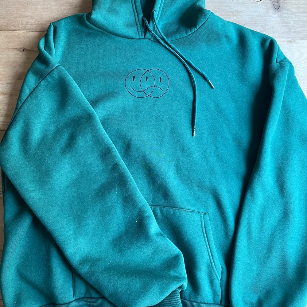 Duality hoodie, size xxl (fits like large), color: green